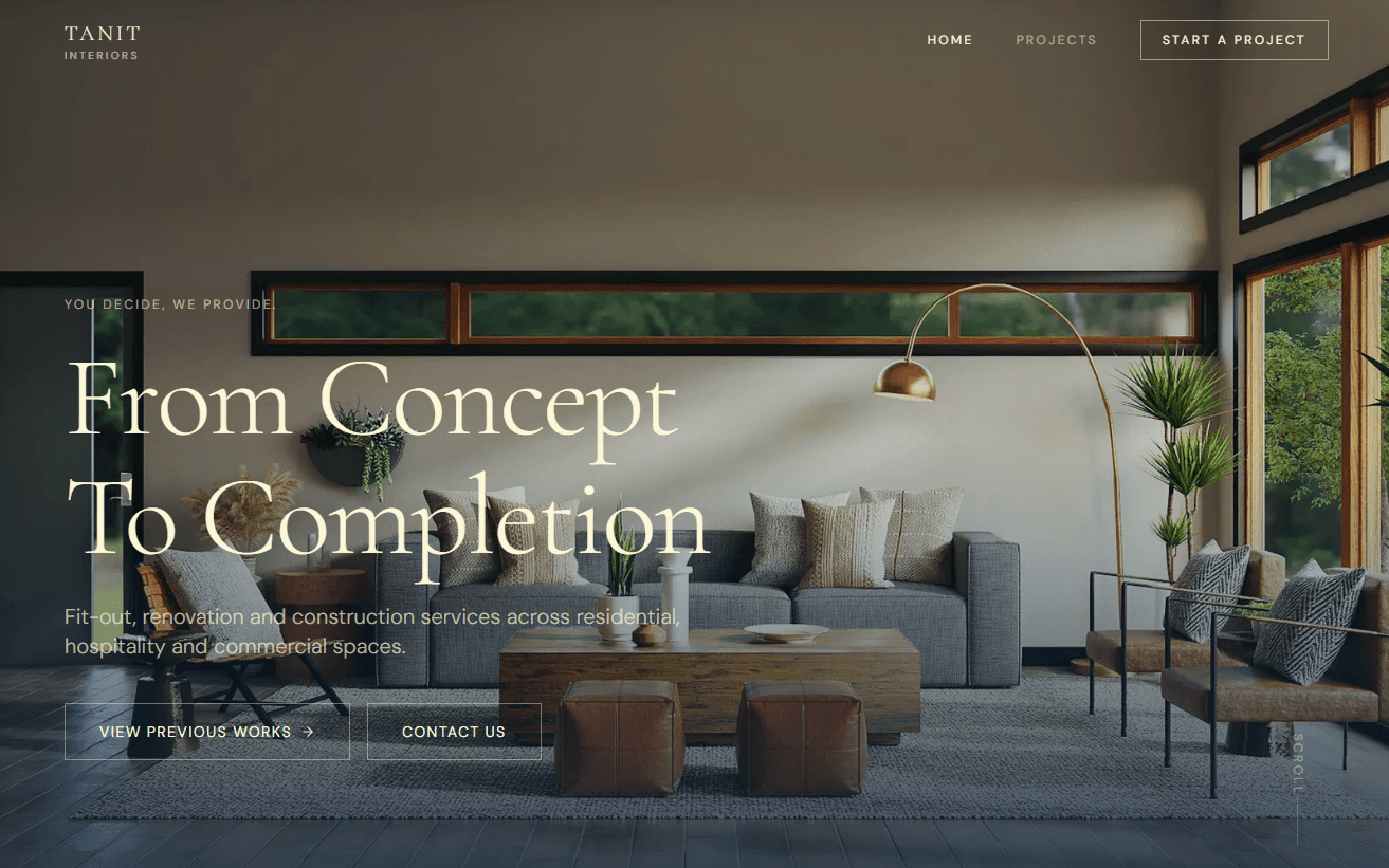 Tanit Interiors screenshot