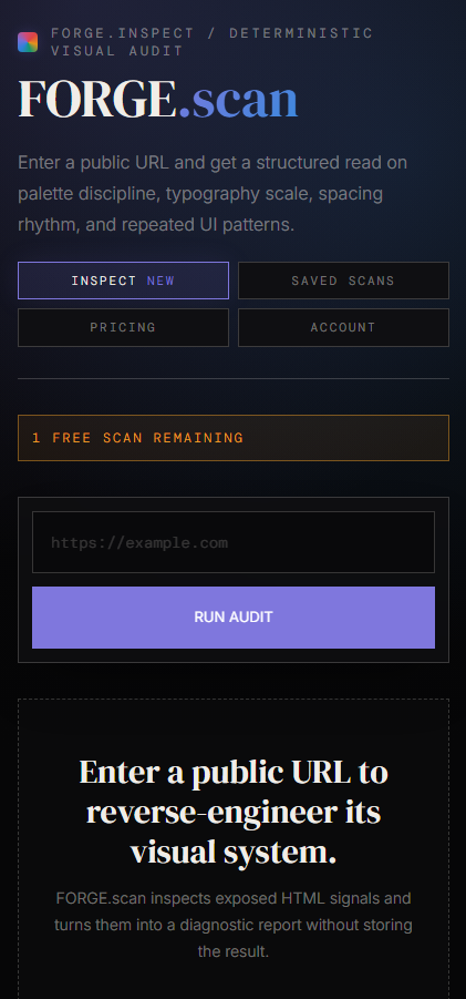 FORGE Inspect visual 2